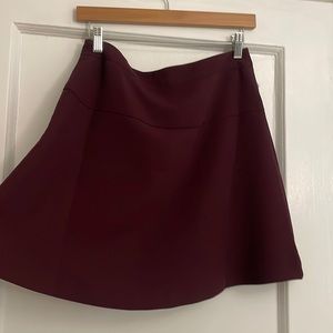 Maroon skirt